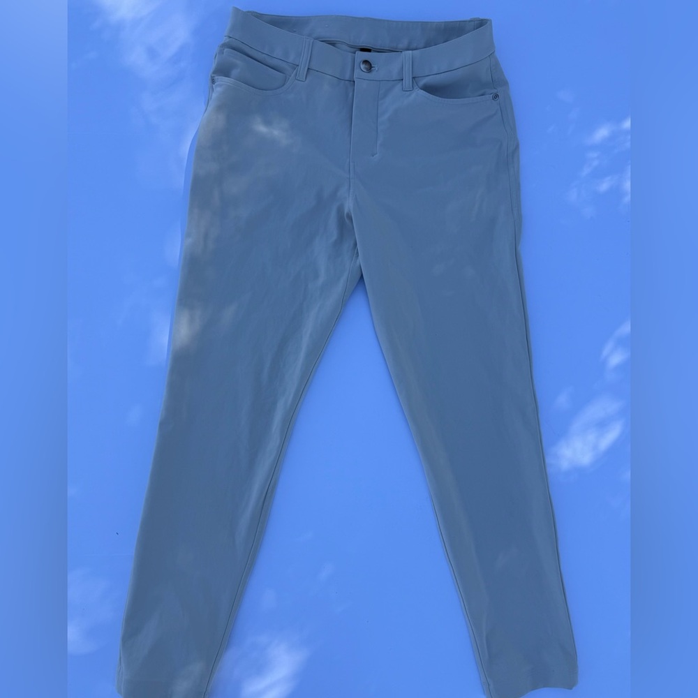 Lululemon White Slim Fit Pants